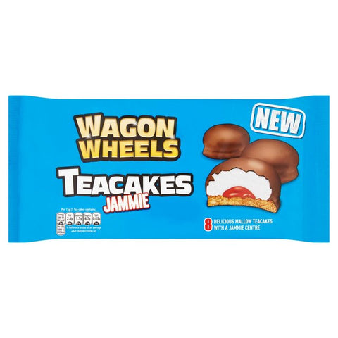 Wagon Wheels Jammie Teacakes 8 Pack - Short Dated
