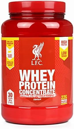 Liverpool FC Whey Protein Strawberry Milkshake 907g