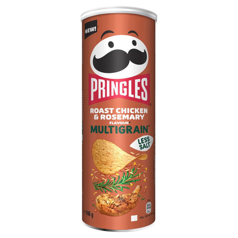 Pringles Multigrain Roast Chicken & Rosemary Flavour 166g - Out of Date