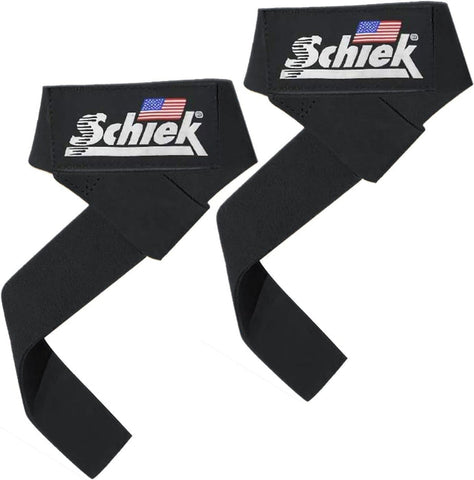 Schiek 1000LLS Black Leather Lifting Straps