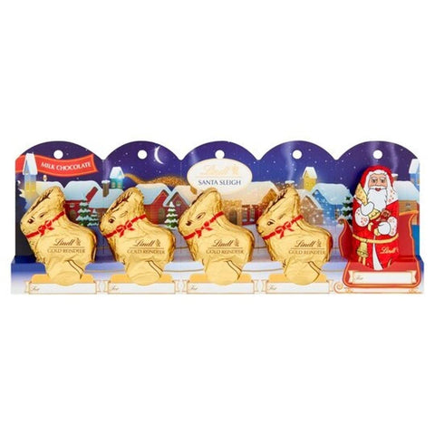LindtChocolate Santa & Reindeers 50g - Out of Date