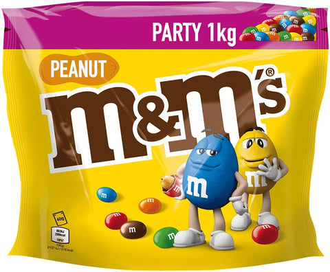 M&Ms Peanut Party Mix 1kg - Short Dated