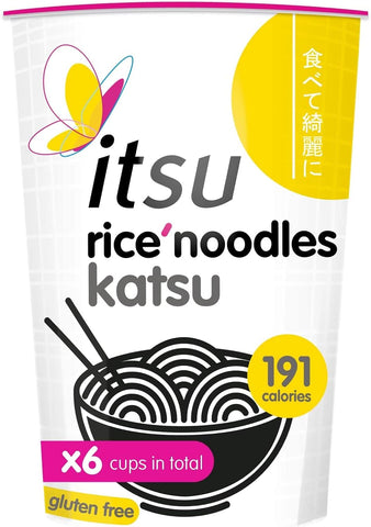 Itsu Katsu Noodle Cup 6 x 63g - Out of Date