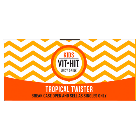 VITHIT Kids Juice Tropical Twister 24 x 180ml (box) - Out of Date