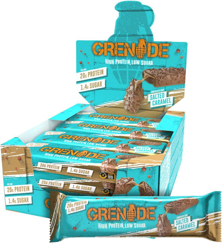Grenade Chocolate Chip Salted Caramel Carb Killa Bar 12 x 60g