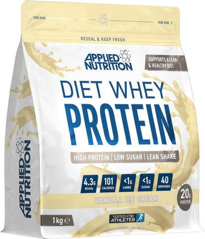 Applied Nutrition Diet Whey 1kg + Free Calcium & Magnesium Caps - Special Offer