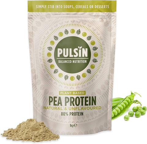 Pulsin Unflavoured Pea Protein 1kg - Out of Date