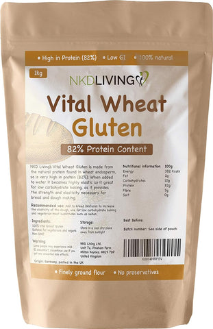 Nkd Living Vital Wheat Gluten 1kg - Damaged