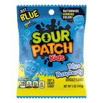 Sour Patch Kids Blue Raspberry Soft & Chewy Candy Peg Bag 102g - Out of Date