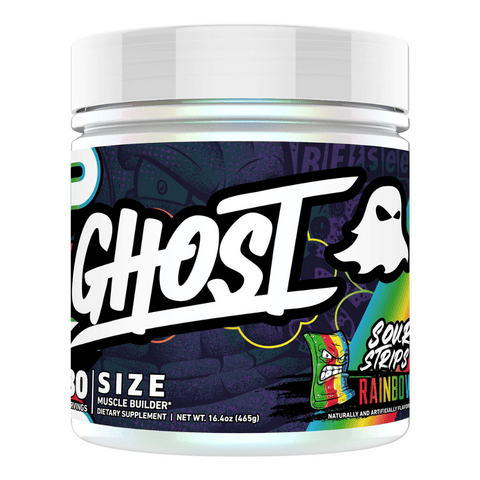 Ghost Size V2 Sour Strips Rainbow Candy 465g