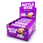Battle Snacks Glazed Sprinkled Donut Battle Bites 12 x 60g - Out of Date