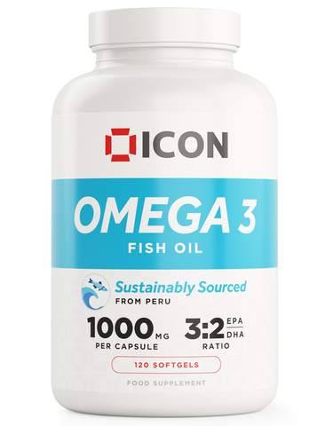 ICON Nutrition Omega 3 120 Caps - Out of Date