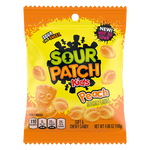Sour Patch Kids Peach Soft & Chewy Candy Bag 102g - Short Dated