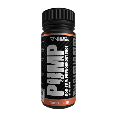 Refined Nutrition PUMP Non Stim Pre-workout Shots 12 x 60ml - Special Offer