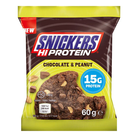 Snickers Chocolate & Peanut High Protein Cookie 60g
