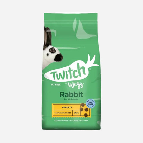 Wagg Twitch Rabbit Nuggets 4 x 2kg (pack) - Short Dated