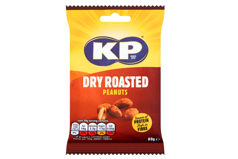 KP Nuts Dry Roasted Peanuts 80g - Out of Date
