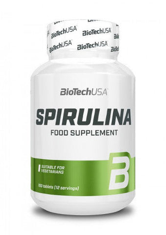 BioTech USA Spirulina 100 Tablets - Out of Date