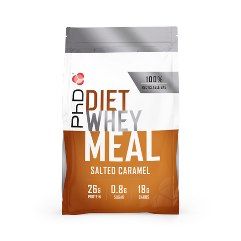 PhD Nutrition Diet Whey Meal Replacement Salted Caramel 770g - Damaged