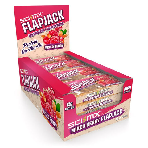 Sci-Mx Protein Flapjack 12 x 80g - Out of Date