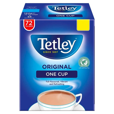 Tetley One Cup (72 Tea Bags) 144g