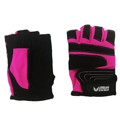 Urban Gym Wear Women's Gym Gloves Black/Pink