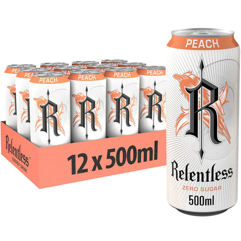 Relentless Zero Sugar Energy Drink 12 x 500ml