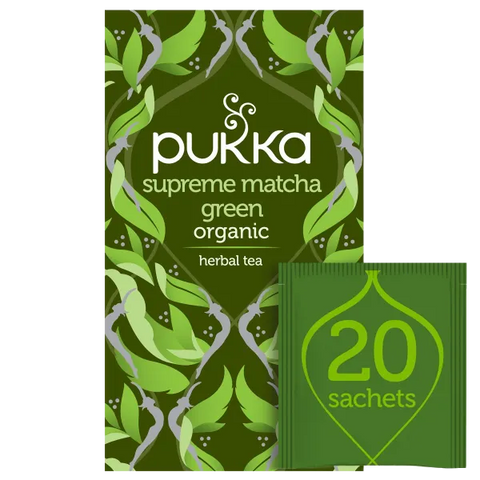 Pukka Supreme Matcha Green Tea 20 Tea Bags - Short Dated