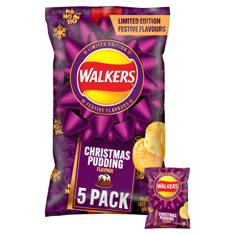 Walkers Sweet & Spiced Christmas Pudding 5 x 25g - Out of Date