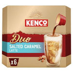 Kenco Duo Salted Caramel Latte 6 x 21g - Out of Date