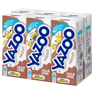 Yazoo Chocolate Milk Drink 6 x 200ml - Out of Date