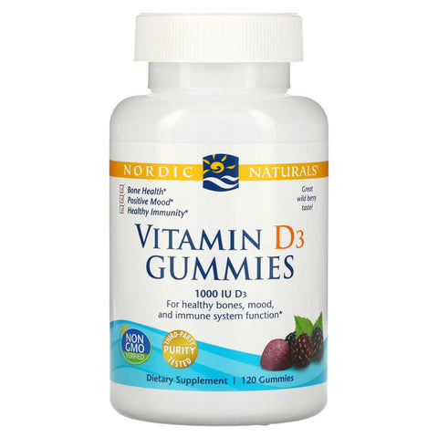 Nordic Naturals Vitamin D3 1000IU 60 Gummies - Out of Date