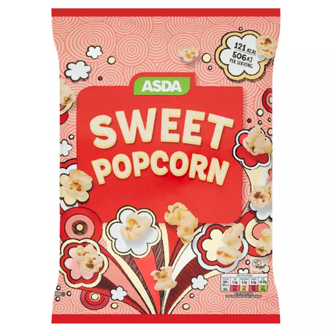 ASDA Sweet Popcorn 100g - Out of Date