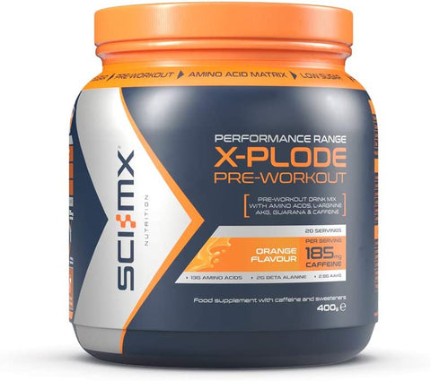 Sci-Mx X-Plode Hardcore Pre Workout 400g - Out of Date