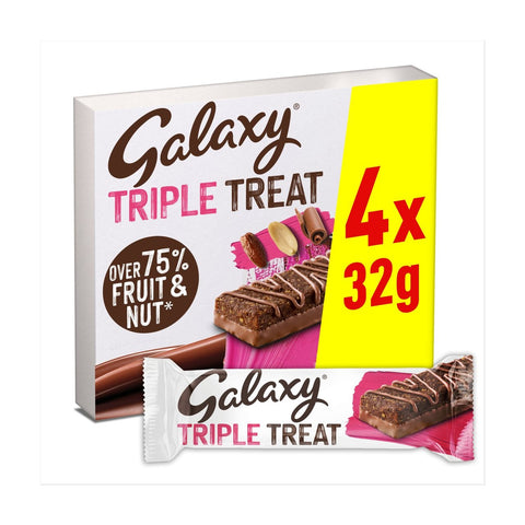 Galaxy Triple Treat 4 x 32g - Out of Date