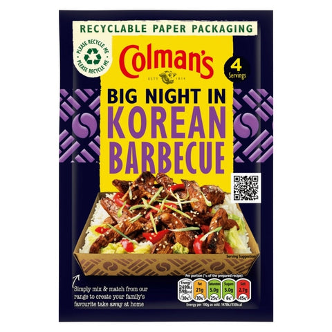 Colmans Korean Barbecue 45g - Out of Date