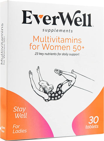 EverWell Multivitamin Tablets for Women Aged 50+ 30 Tablets - Out of Date