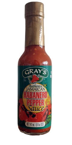 Grays Authentic Jamaican Hananero Pepper Sauce 147 ml - Short Dated