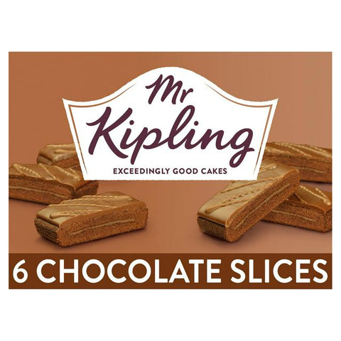Mr Kipling Chocolate Slices 6 Slices - Out of Date