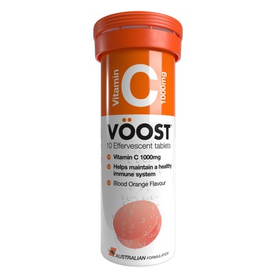 VÖOST Vitamin C 1000mg 10 Tablets - Out of Date