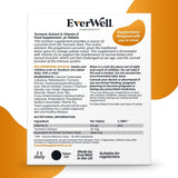 EverWell Turmeric with Vitamin D3 30 Tablets