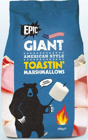 Epic Giant Extra Large American Style Marshmallows 600g - Out of Date