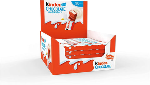 Kinder Chocolate 36 x 12.5g - Out of Date & Turned White