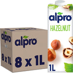 Alpro Hazelnut Milk 8 x 1L (Case) - Out of Date