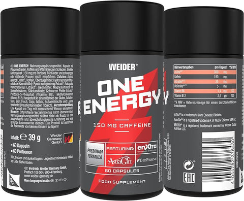 Weider One Energy 60 Caps - Out of Date