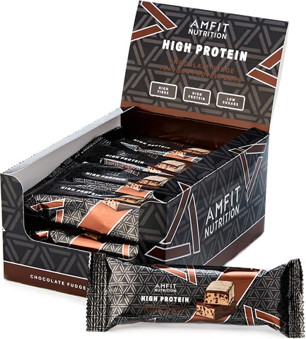 AMFit Chocolate Fudge Protein Bar 12 x 60g