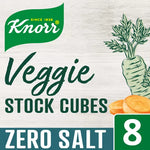 Knorr Zero Salt Veggie Stock Cubes 72g (8 Cubes) - Short Dated