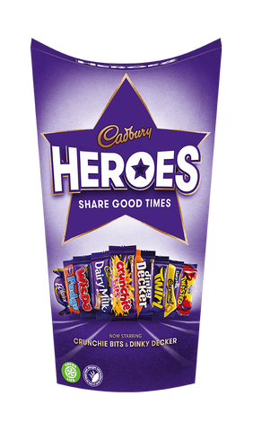 Cadbury Heroes Chocolates 185g - Out of Date