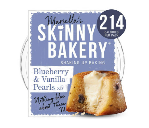 Skinny Bakery Blueberry & Vanilla Pearls (6 pack x 5 cakes)