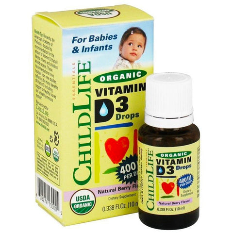 Child Life Organic Vitamin D3 Drops 6ml - Out of Date